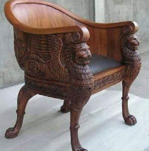 Carved Wooden Chair