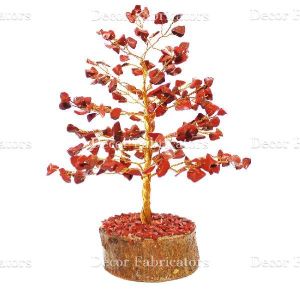 200 Petals Red Jasper Crystal Christmas Stone Tree