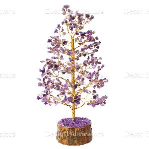 500 Beads Amethyst Christmas Stone Tree