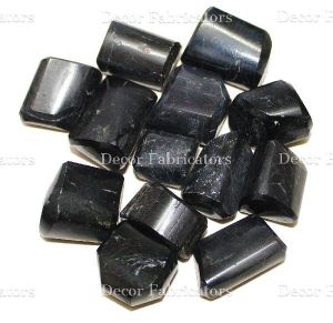 Natural Black Tourmaline Tumbled Stone