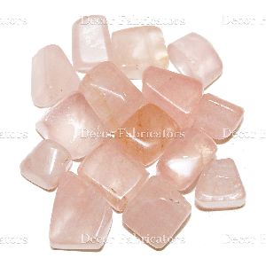 Natural Rose Quartz Tumbled Stone