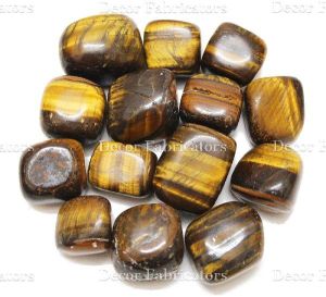 Natural Tiger Eye Tumbled Stone