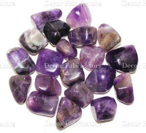 Polished Amethyst Tumble Agate Gem Stones