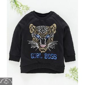 Girls Black Sweatshirt