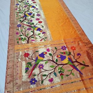 Original handmade Silk Paithani saree