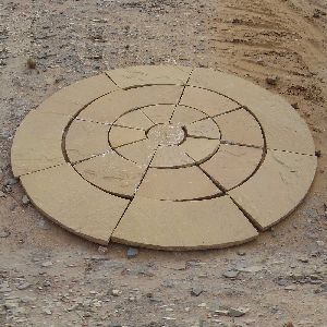 Circle Stone Paving