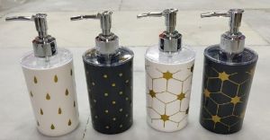 Black gold soap dispenser