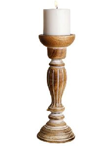 Wooden Candle Holder