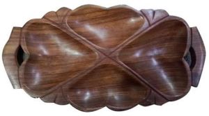 Wooden Snack Serving Tray