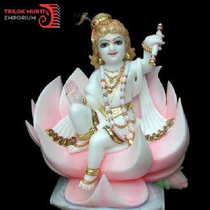 Marble Bal Krishna Statue