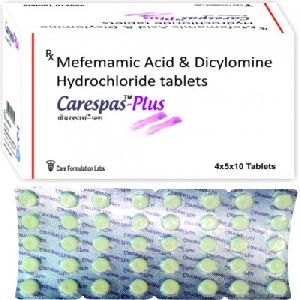 Mefenamic Acid and Dicyclomine Hcl Tablets