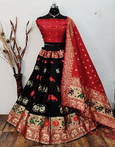 banarasi dupatta lehenga choli