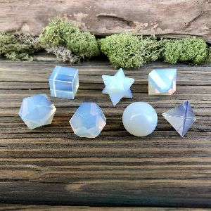 Sacred Blue Stone Geometry Set