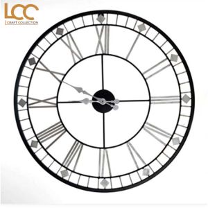 Silver Wall Clock