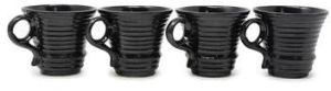 Grooved Expresso Coffee Cups