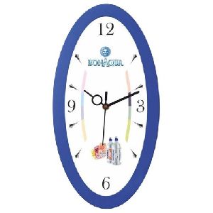 Oval Plastic Wall Clock