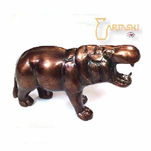Brass Sculpture Rhino