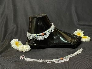 Ethnic Silver Anklets
