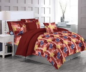 Double bedsheet with Two pillow cover