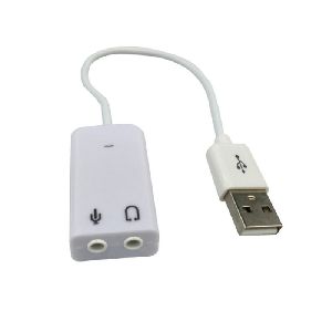 Headset Audio Adapter USB Sound Card