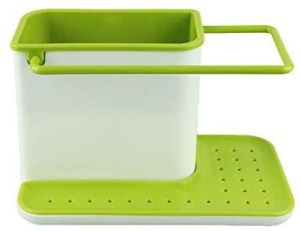 Plastic 3-in-1 Stand for Kitchen Sink Organizer Dispenser for Dishwasher Liquid 120/-