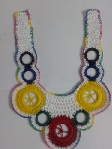 Crochet White Neck Ring Collar