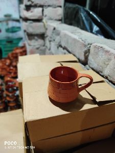 morning vibes terracotta cup