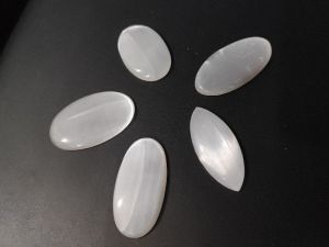 Natural Selanite gemstone cabochon