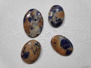 Natural Sodalite Red Cabochon Stone