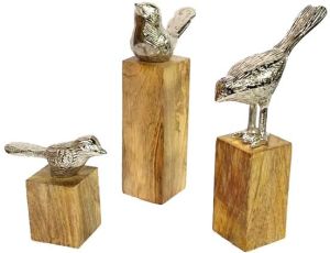 Set of 3 Birds Sculpture