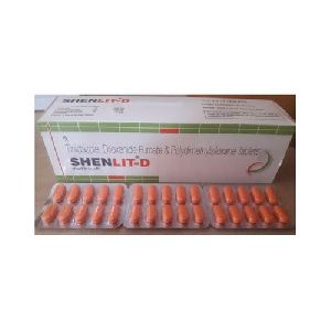 Tinidazole Diloxanide Furoate Polydimethylsiloxane Tablets