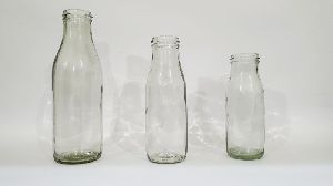 Lug Cap Glass Milk Bottle