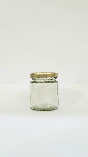 Lug Cap Round Salsa Glass Jar