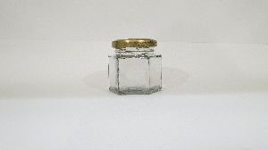 Lug Cap Hexa Glass Jar