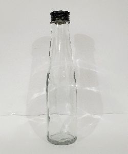 Screw Neck Round Glass Bottle