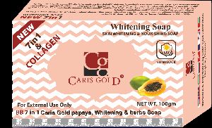 Caris Gold Papaya Whitening Soap with Collagen 100g