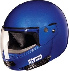 Studds Ninja Pastel Plain Flame Blue Helmet