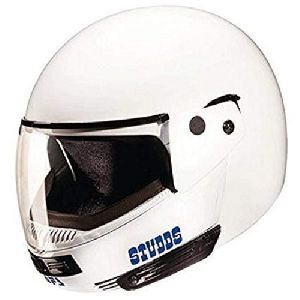 Studds Ninja Pastel Plain White Helmet