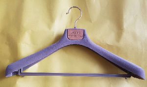 flocked clothes hanger