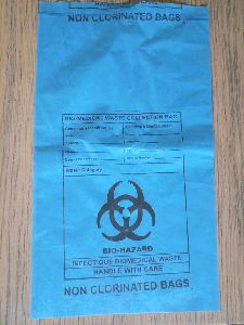 Blue Bio Medical Waste Collection Bags