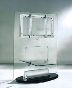 glass tv stand