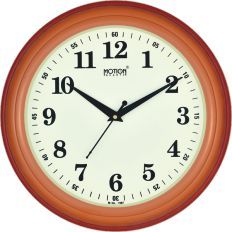 M.No. 7087 W Wood Color Wall Clock