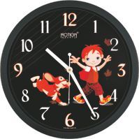 M.No. 8987 Black Flower Wall Clock