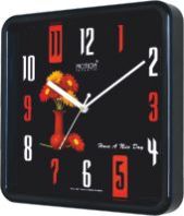 M.No. 987 Black Flower Wall Clock