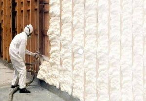 Roof puf spray insulation work service