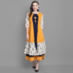 Long Rayon Kurti