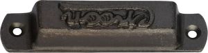 Cast iron drawer pulls