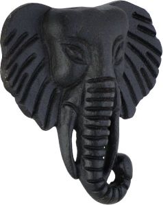 Elephant trunk cast iron cabinet knobs