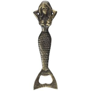 Fish shaped cast iron bottle opener