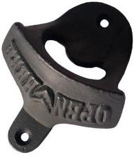 Rustic cast iron bottle opener